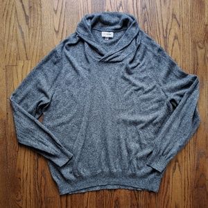 Gray Light Cowl Neck Sweater